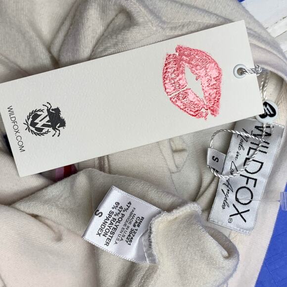 Wildfox Couture S Pop Americana Flag Print Beach Jumper Sweatshirt Retro Graphic - Picture 11 of 11